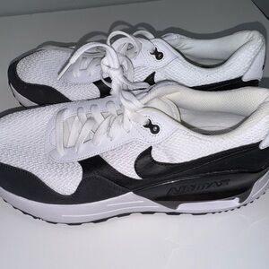 Nike Air Max Men's White and Black Sneakers Nike Air Max Systm